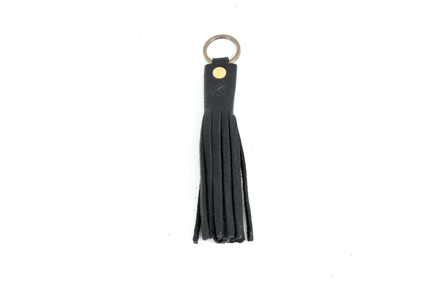 LEATHER TASSEL KEY CHAIN