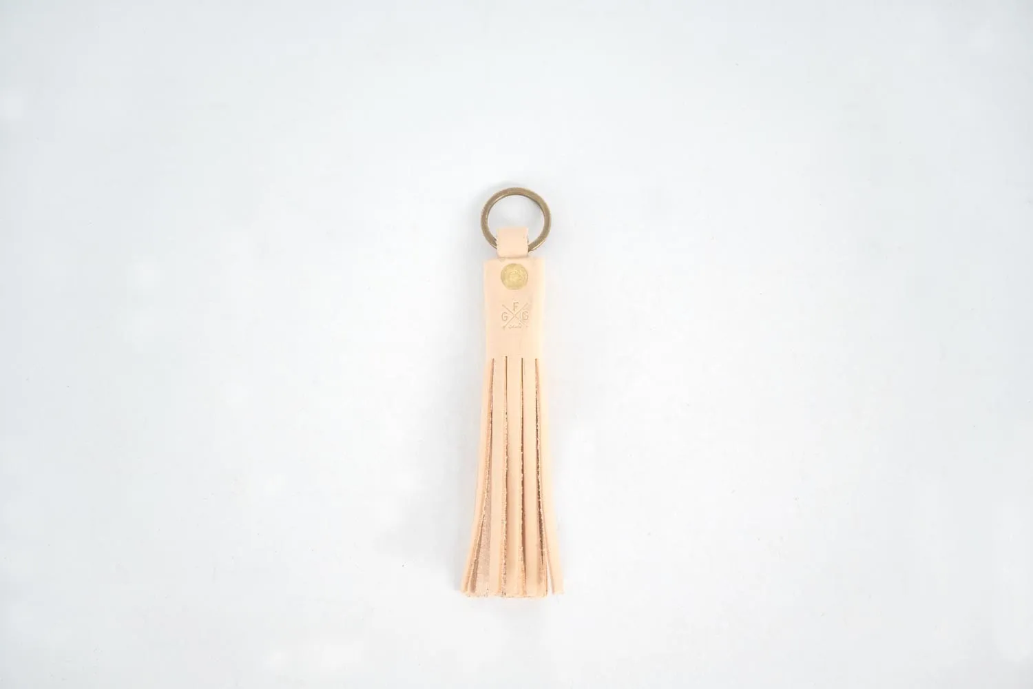 LEATHER TASSEL KEY CHAIN