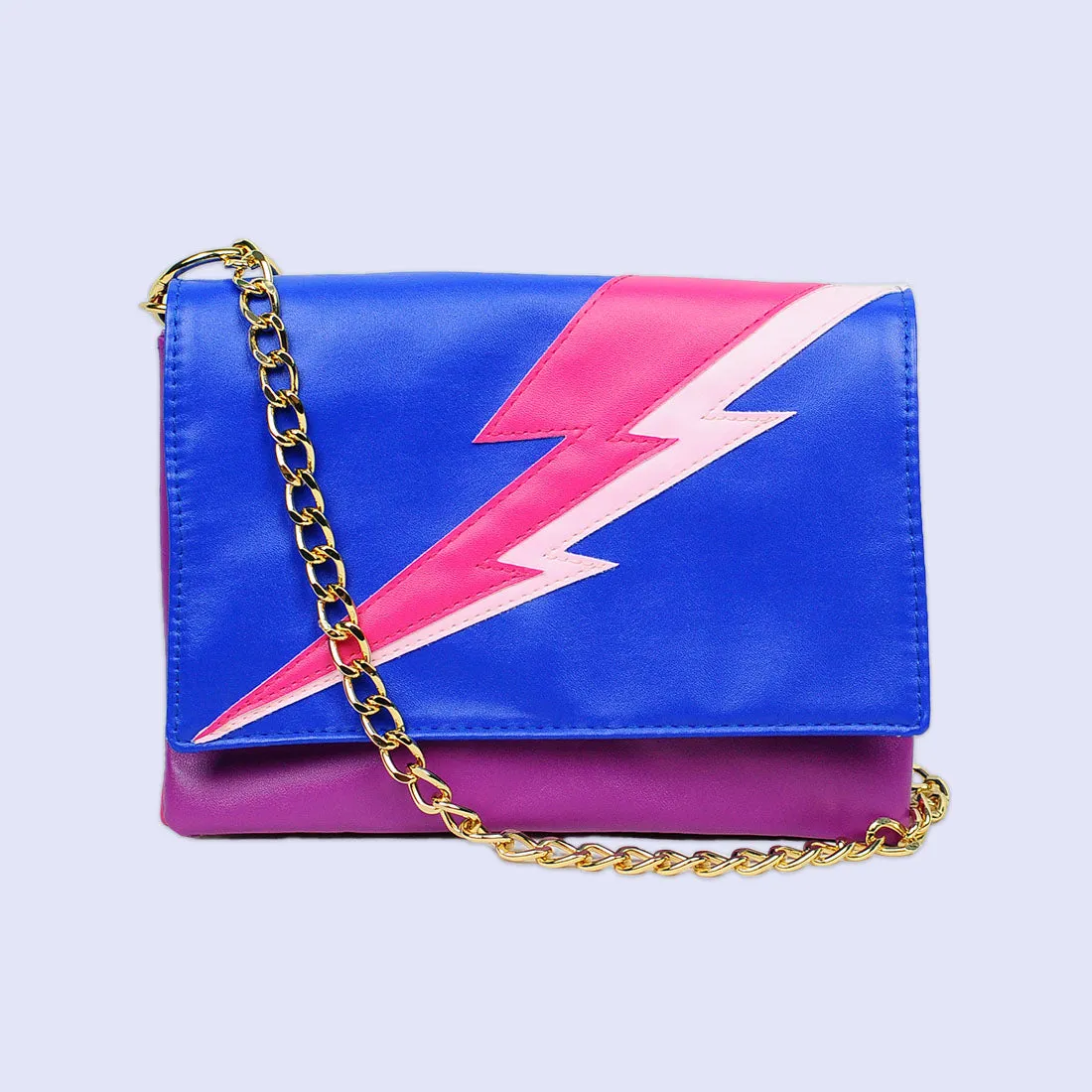 Lightning Bolt Romy Convertible Clutch in Power Ballad