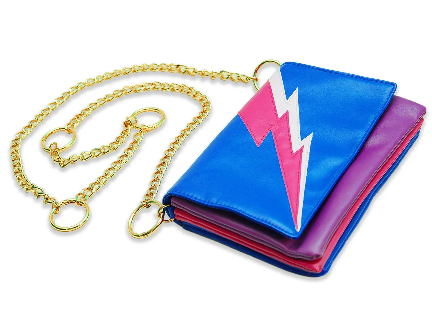 Lightning Bolt Romy Convertible Clutch in Power Ballad