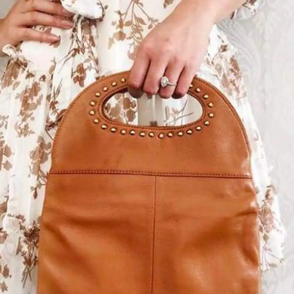 Maddie Leather Clutch