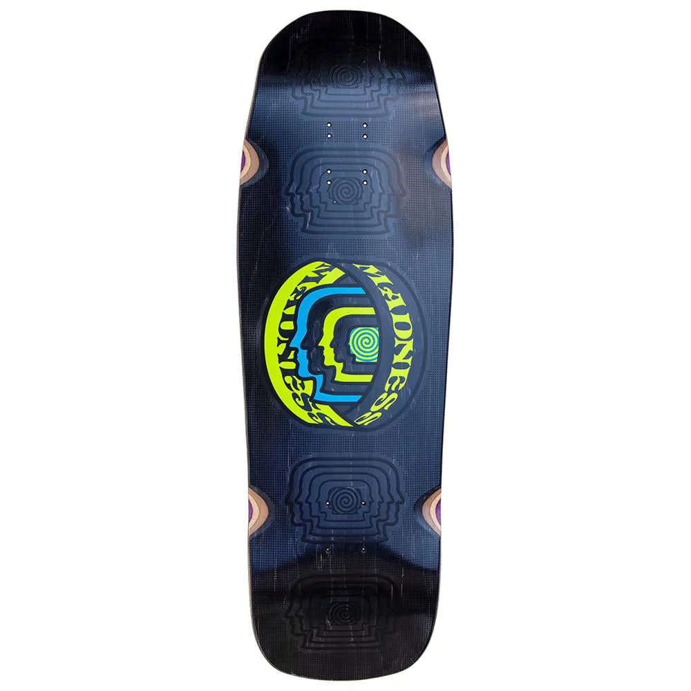 Madness Skateboards  Head Blunt Black R7 Skateboard Deck - 10.00