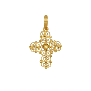 MADREVITATO CROSS PENDANT - GOLD