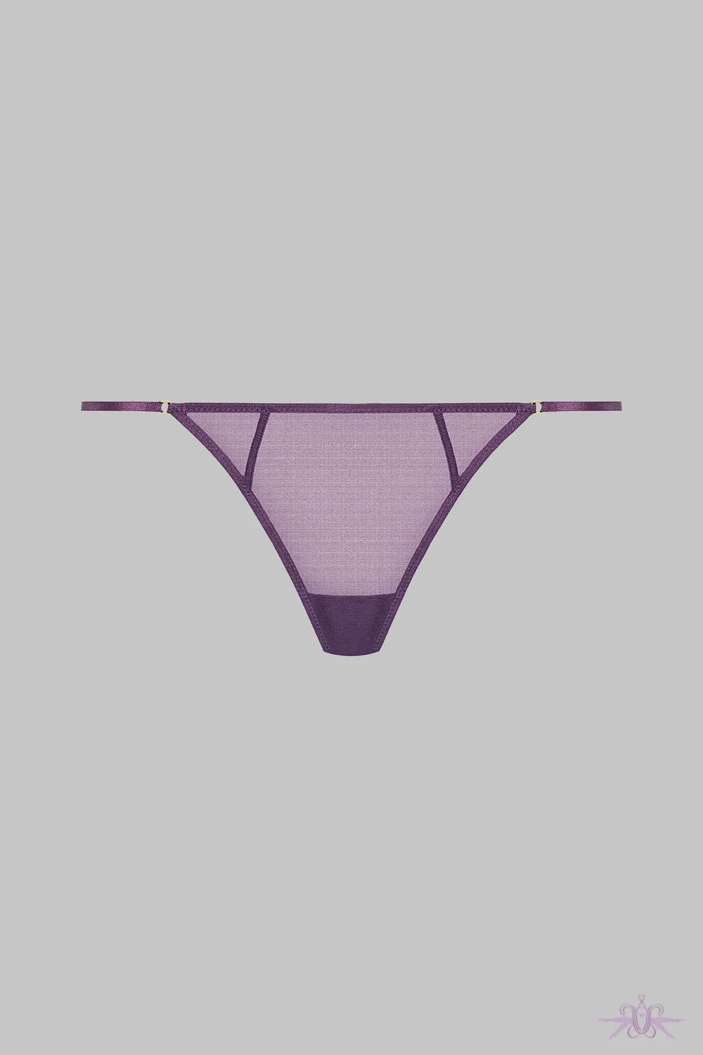 Maison Close L'Amoureuse Violet Orchid Mini String