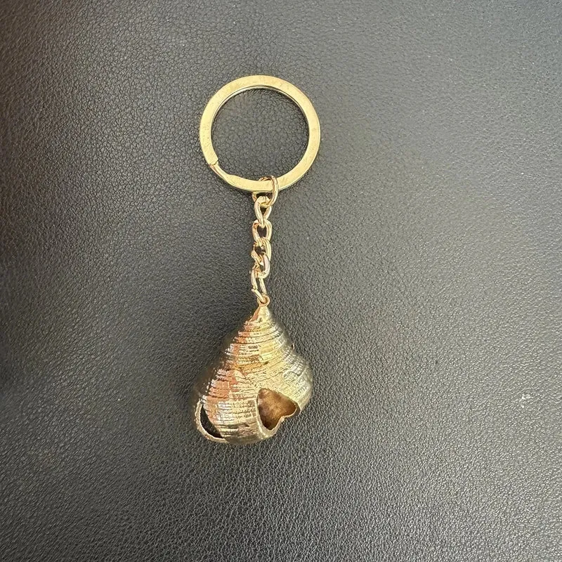 Marine Style Shell Shell Metal Unisex Bag Pendant Keychain