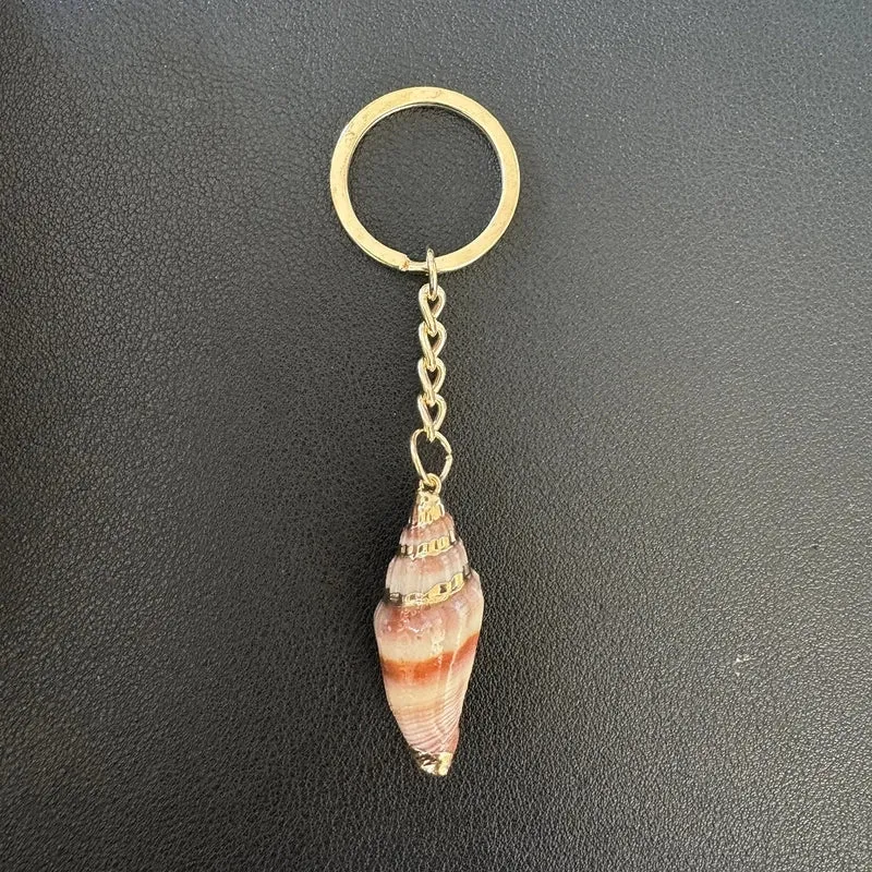 Marine Style Shell Shell Metal Unisex Bag Pendant Keychain