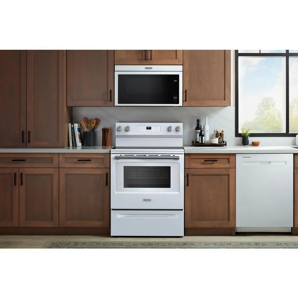 Maytag MFES6030RW 30-Inch Wide Electric Range With No Preheat Air Fry and Air Baking - 5.3 cu. ft.