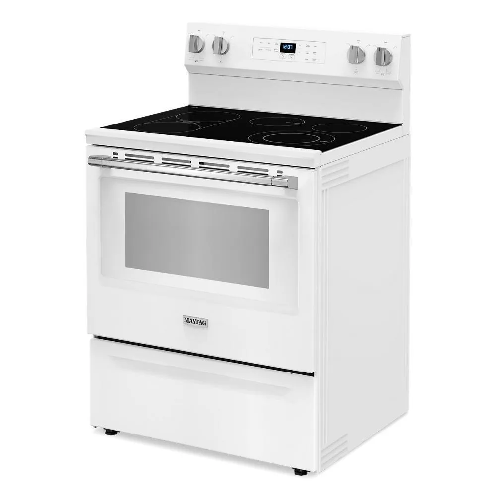 Maytag MFES6030RW 30-Inch Wide Electric Range With No Preheat Air Fry and Air Baking - 5.3 cu. ft.