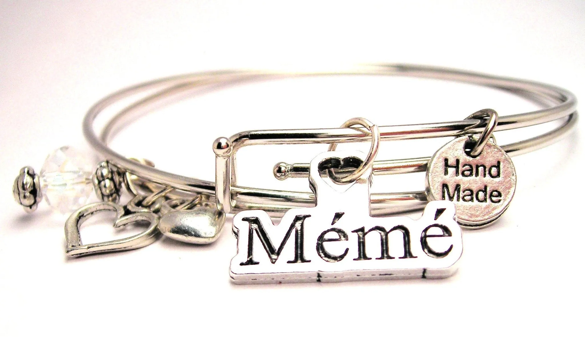 Meme Expandable Bangle Bracelet Set