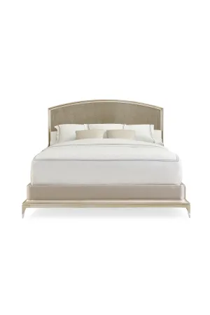 Metallic Outlined King Bed | Caracole Rise To The Occasion