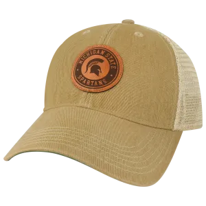 Michigan State Old Favorite Khaki Trucker