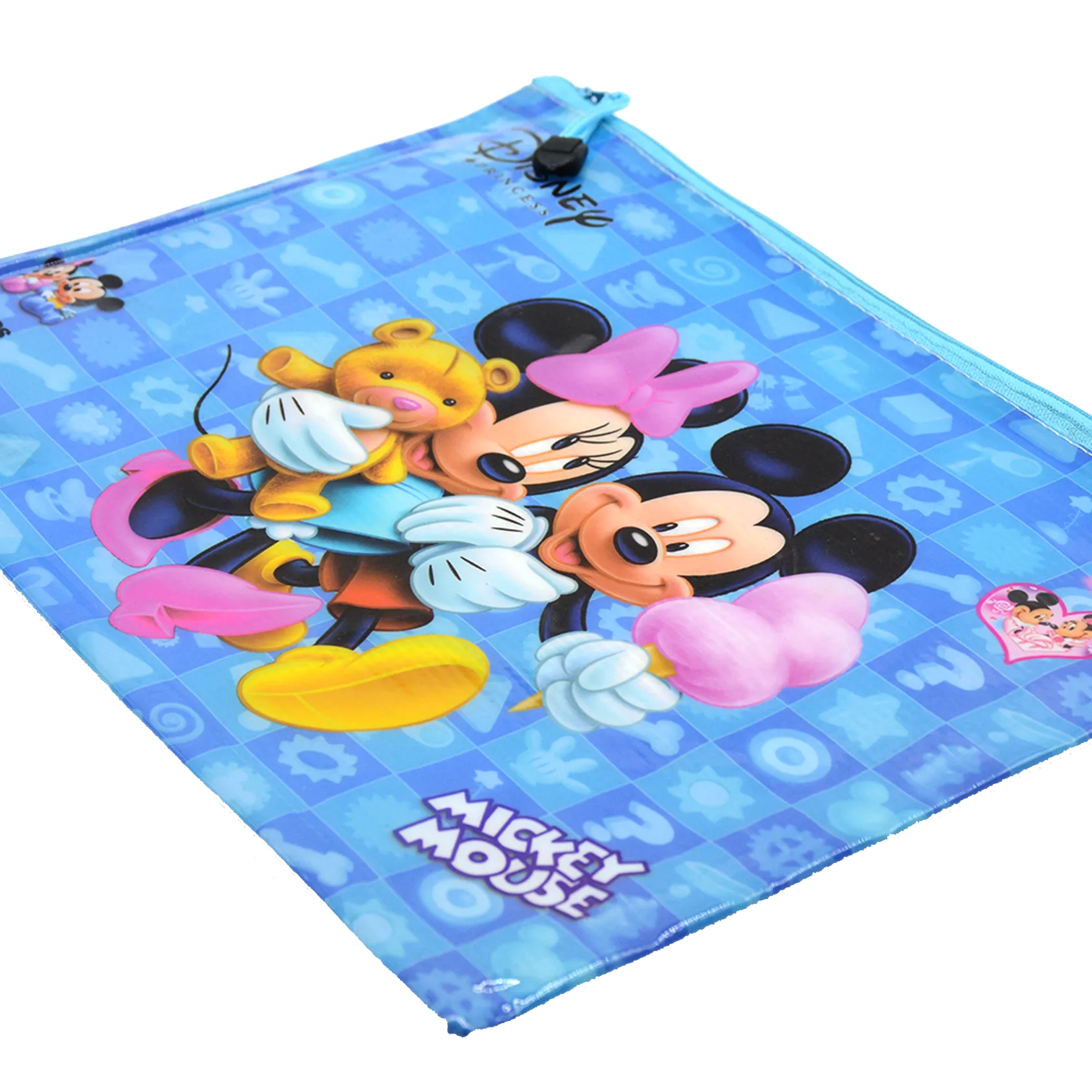 MICKEY MOUSE PVC A4 ZIPPER FILE BAG