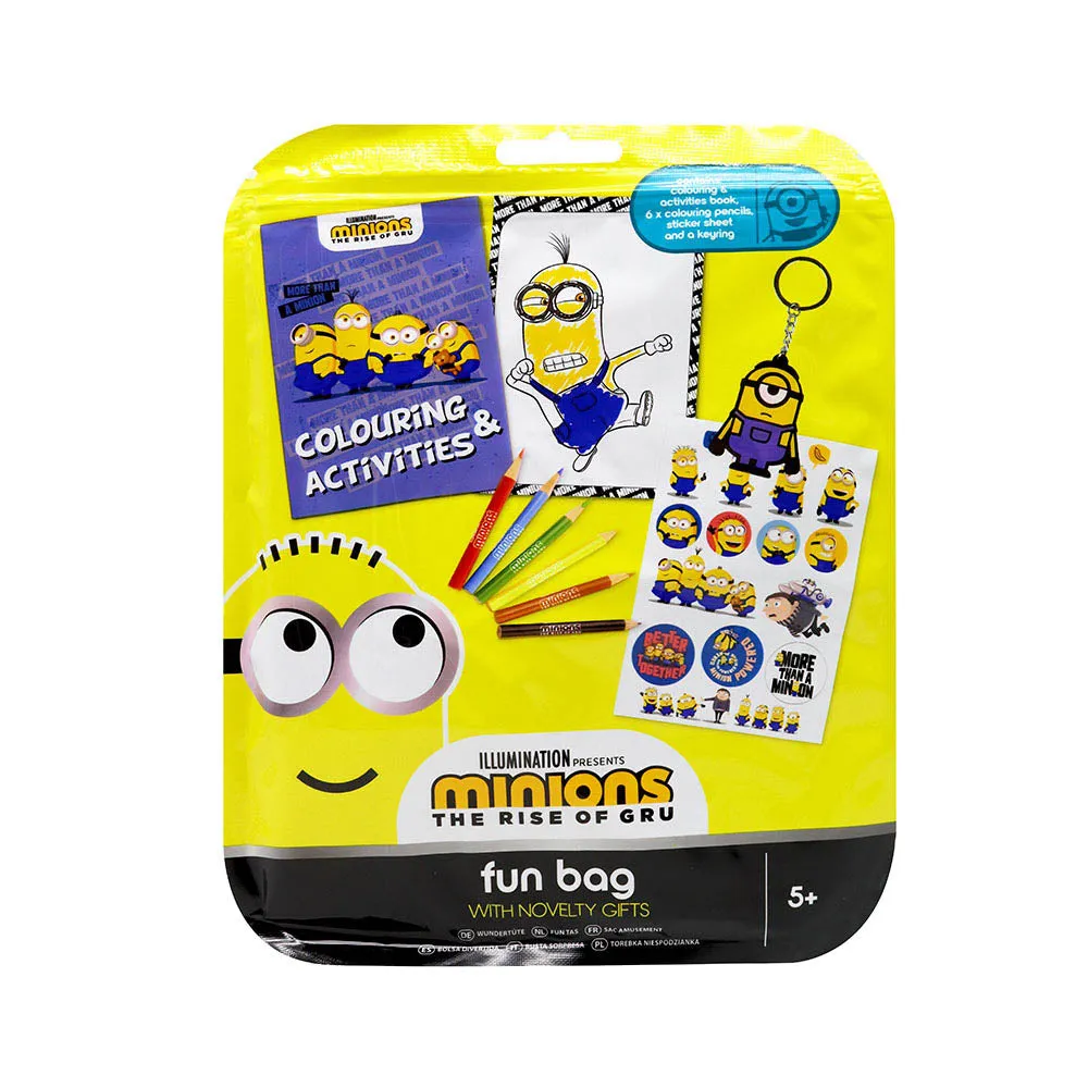 Minions Fun Bag With Novelty Gift