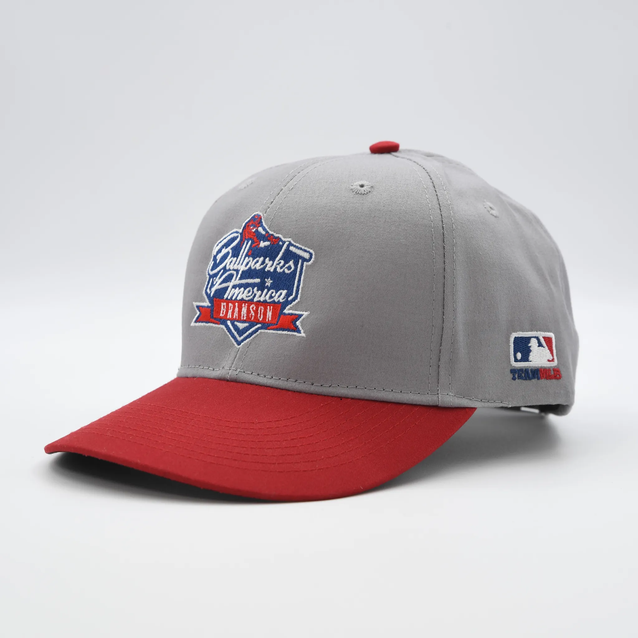 MLB-Grey/Red Bill