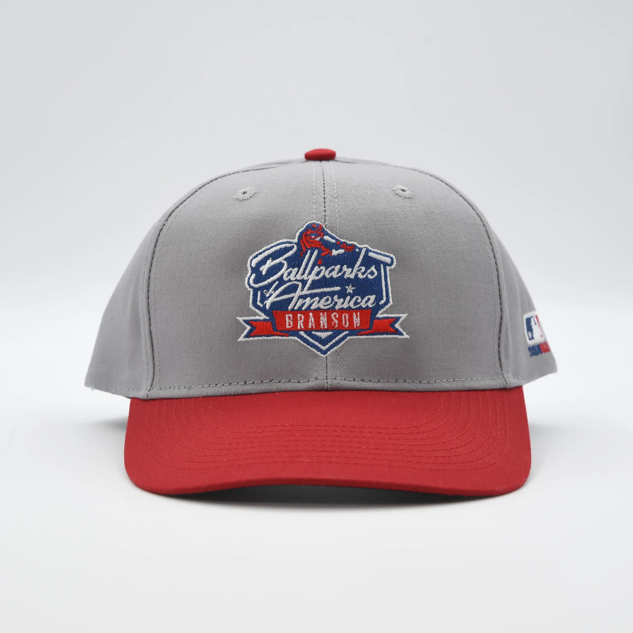 MLB-Grey/Red Bill