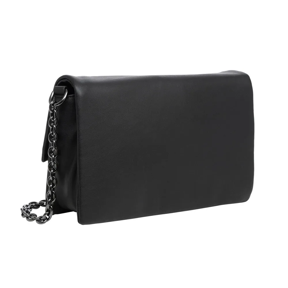 Mono Flap Bag - Black