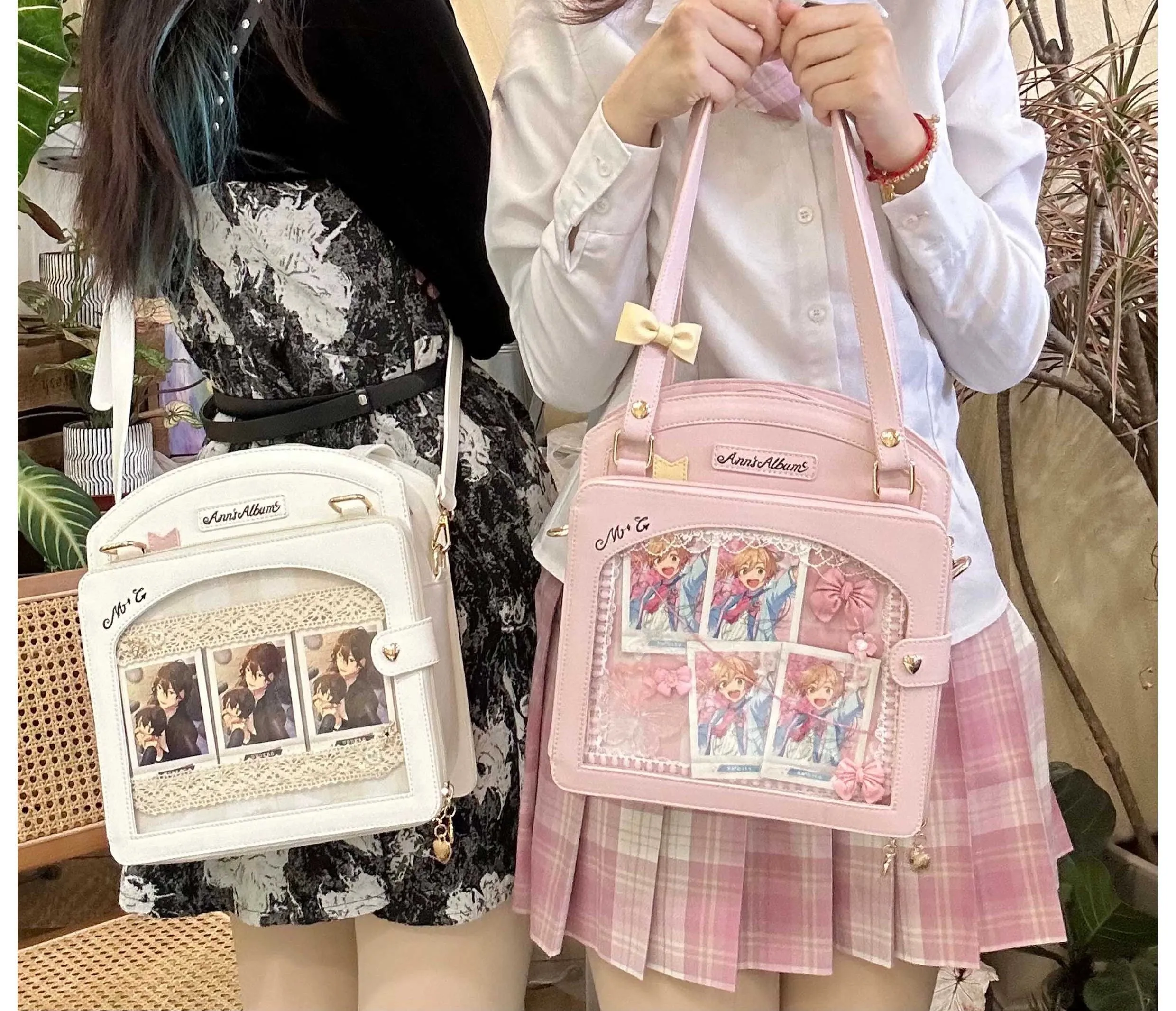 Morning Glory~Kawaii Lolita Checkered Itabag Multicolors