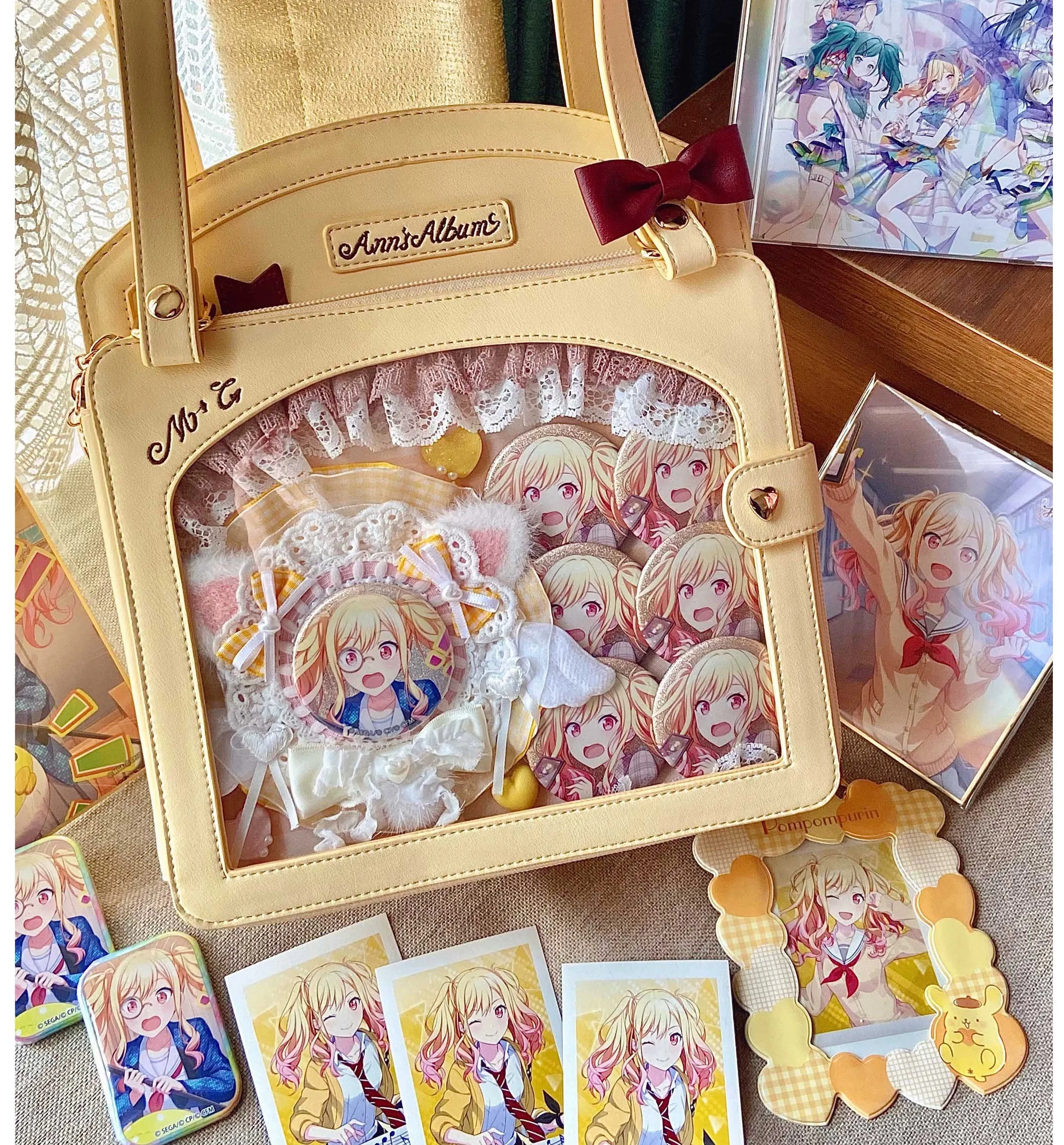 Morning Glory~Kawaii Lolita Checkered Itabag Multicolors