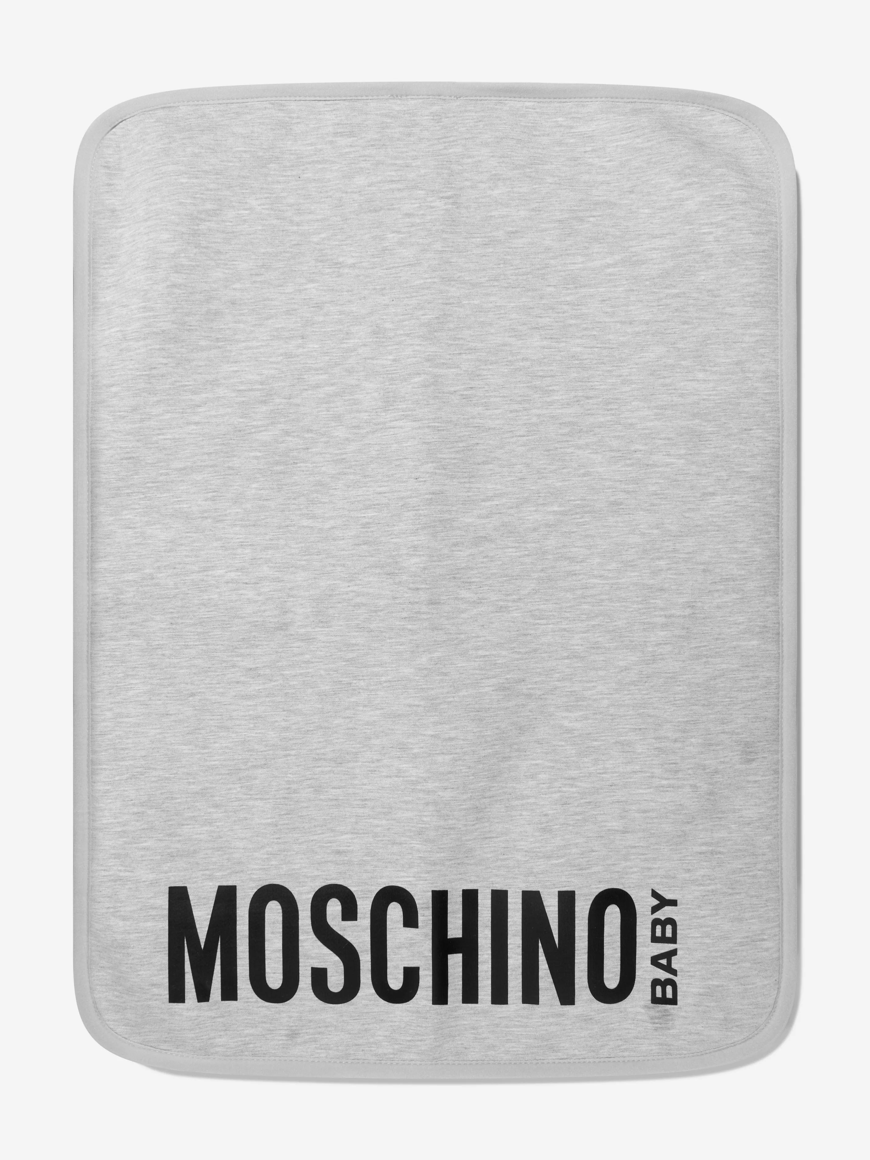 Moschino Baby Teddy Changing Bag in Grey