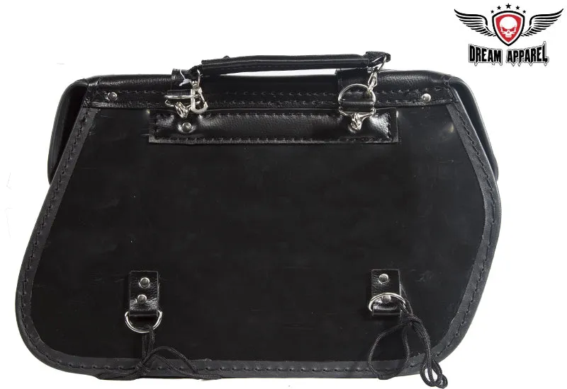 Motorcycle Saddlebag With Hook