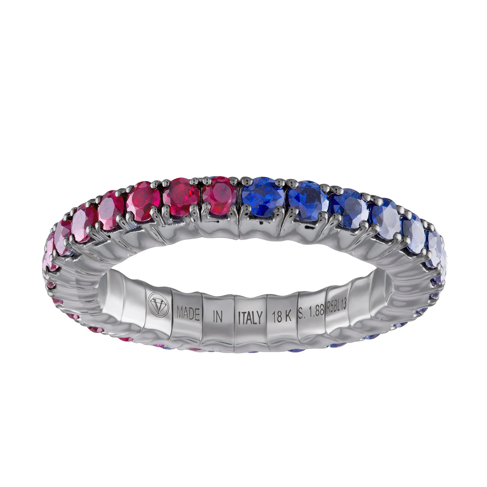 Mozambique Rubies & Blue Sapphires · Duet Rings