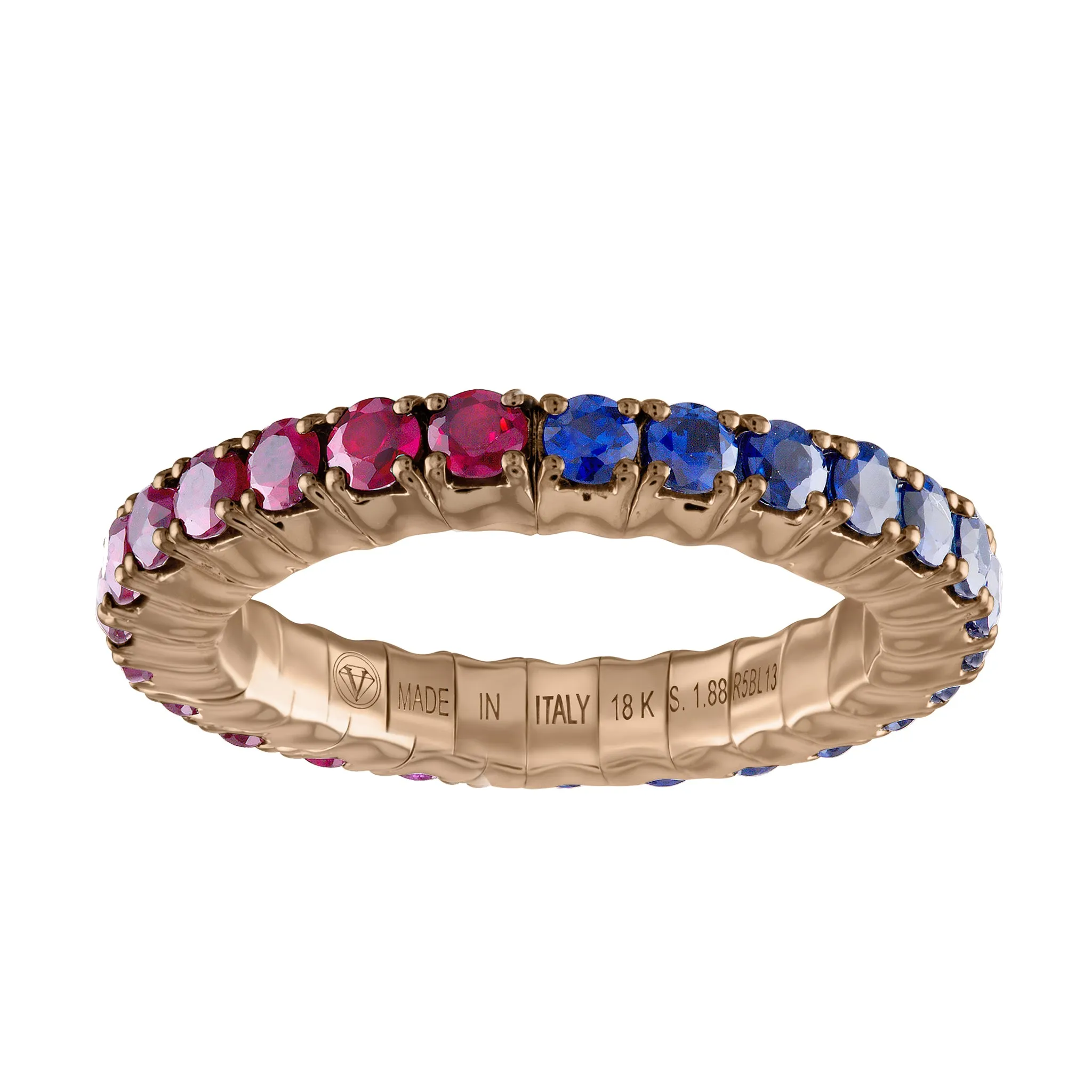 Mozambique Rubies & Blue Sapphires · Duet Rings