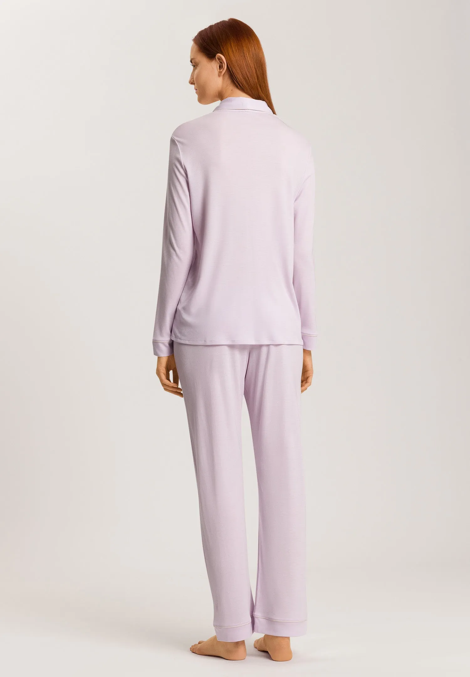 Natural Comfort Long Sleeve Pajama Set | Lilac Fog 77966-2464