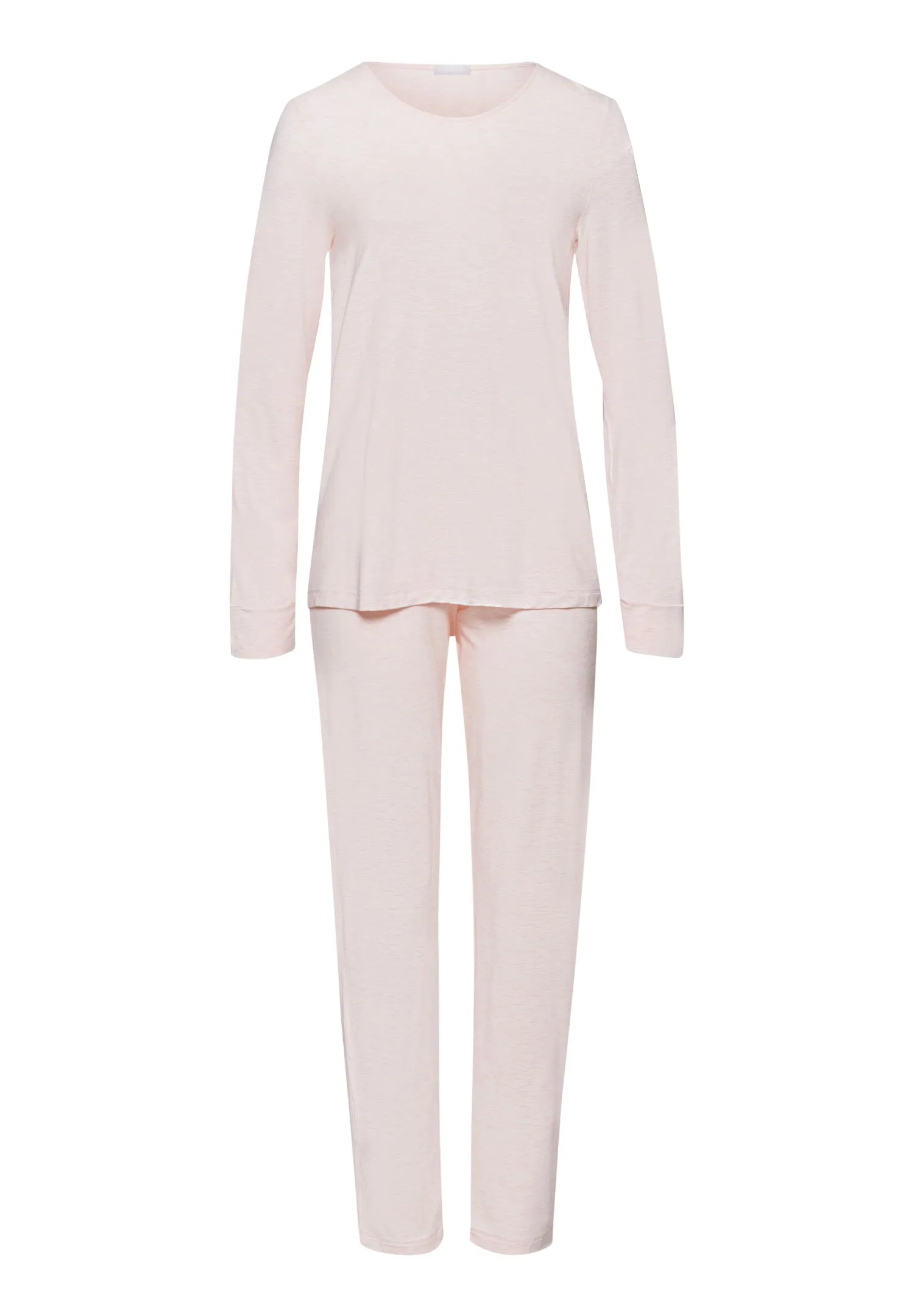 Natural Elegance Drop Shoulder Pajama Set | Rose Melange 74951-2899