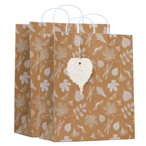 Natural Leaves Gift Bag