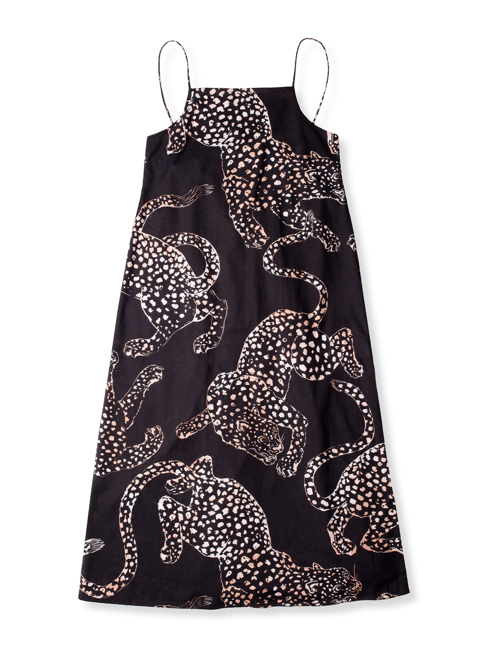 Navy The Jag print square nightie