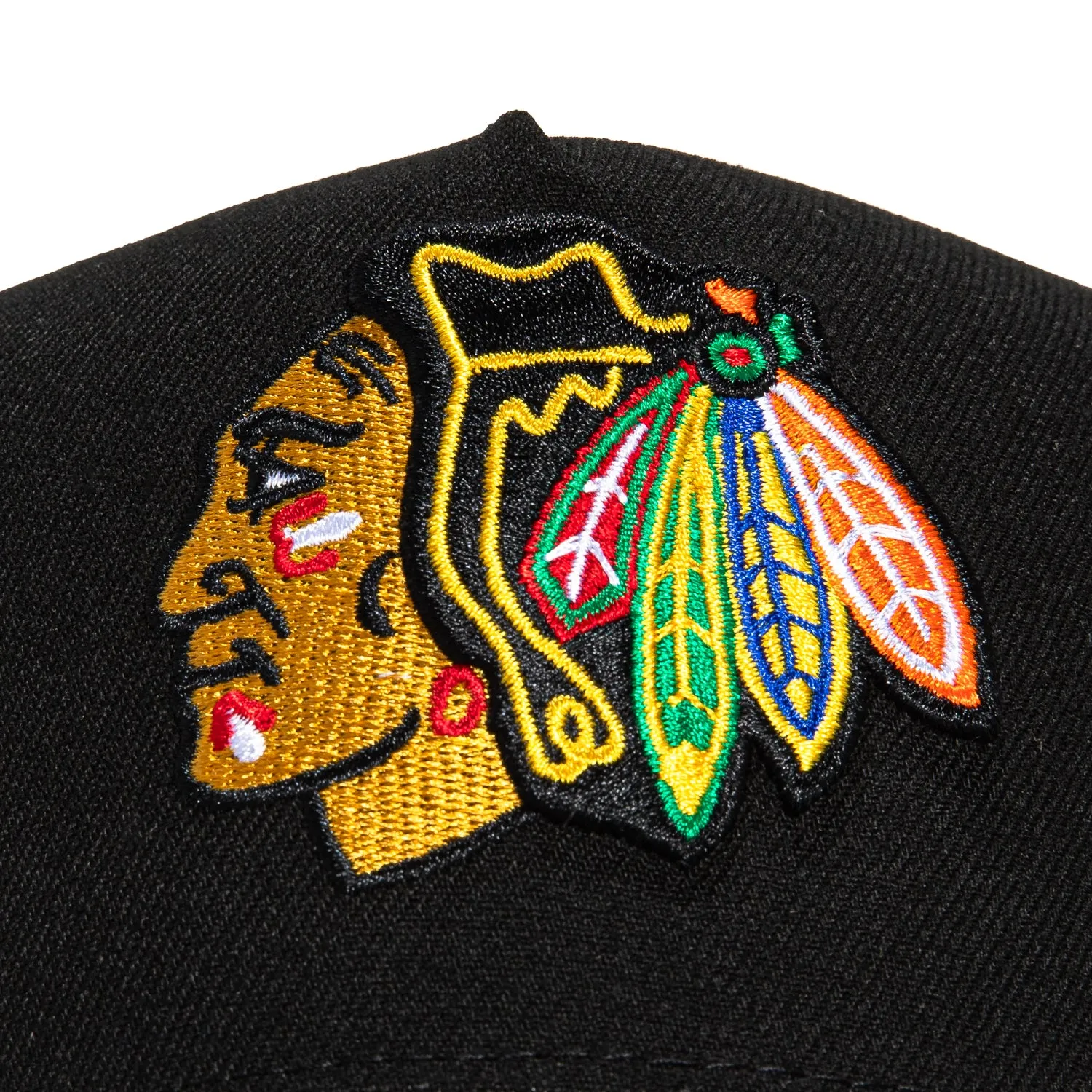 New Era 9Forty A-Frame Chicago Blackhawks Snapback OTC Hat - Black