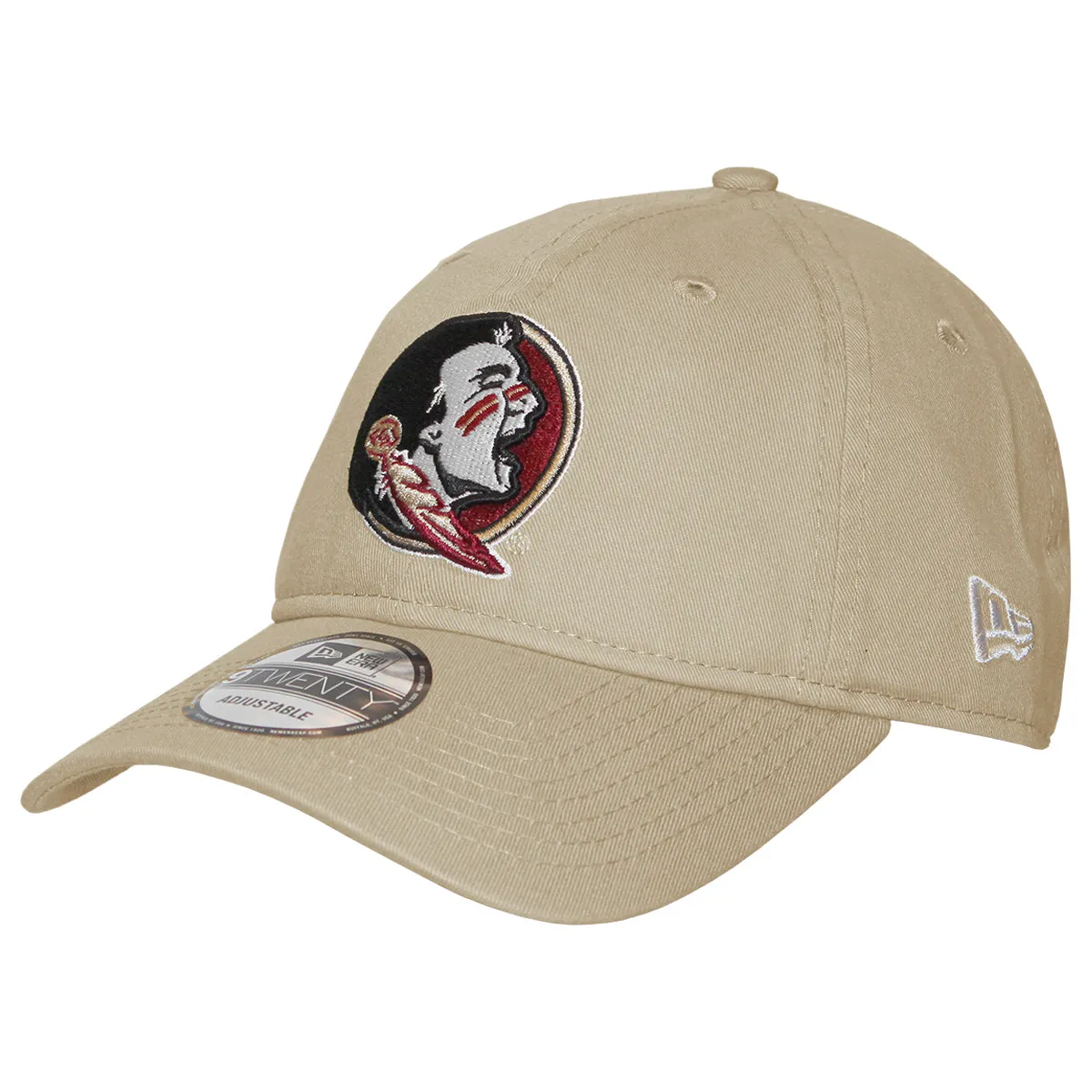 New Era Seminole Logo 9Twenty Adjustable Cap - Vegas Gold