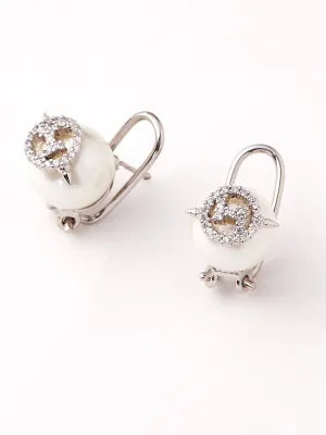 OH Celeste Ivory Nova Stud Earrings