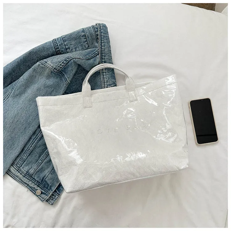 Patent Leather Tote Bag | Blank House