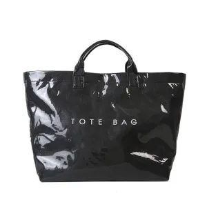 Patent Leather Tote Bag | Blank House