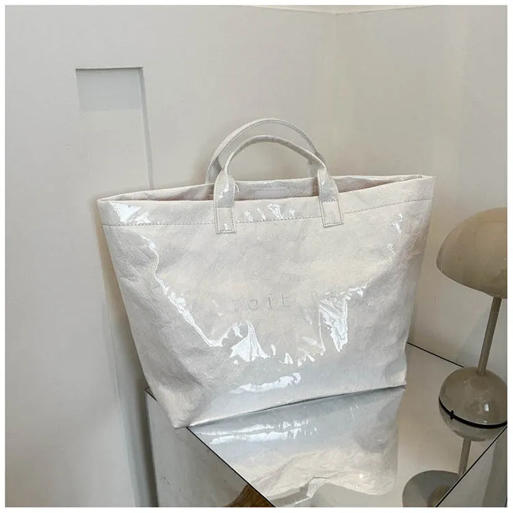 Patent Leather Tote Bag | Blank House