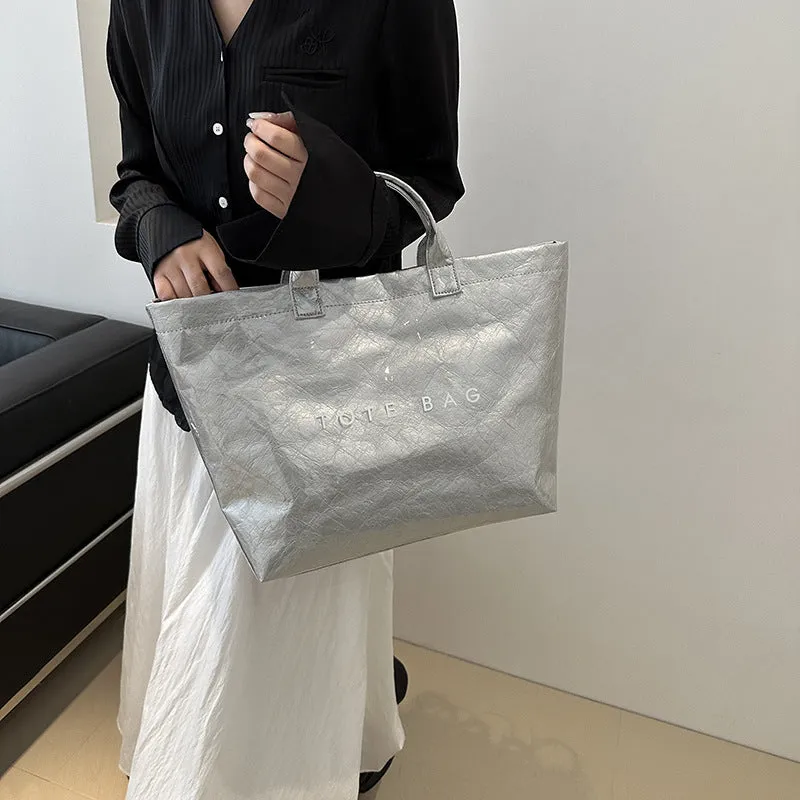 Patent Leather Tote Bag | Blank House