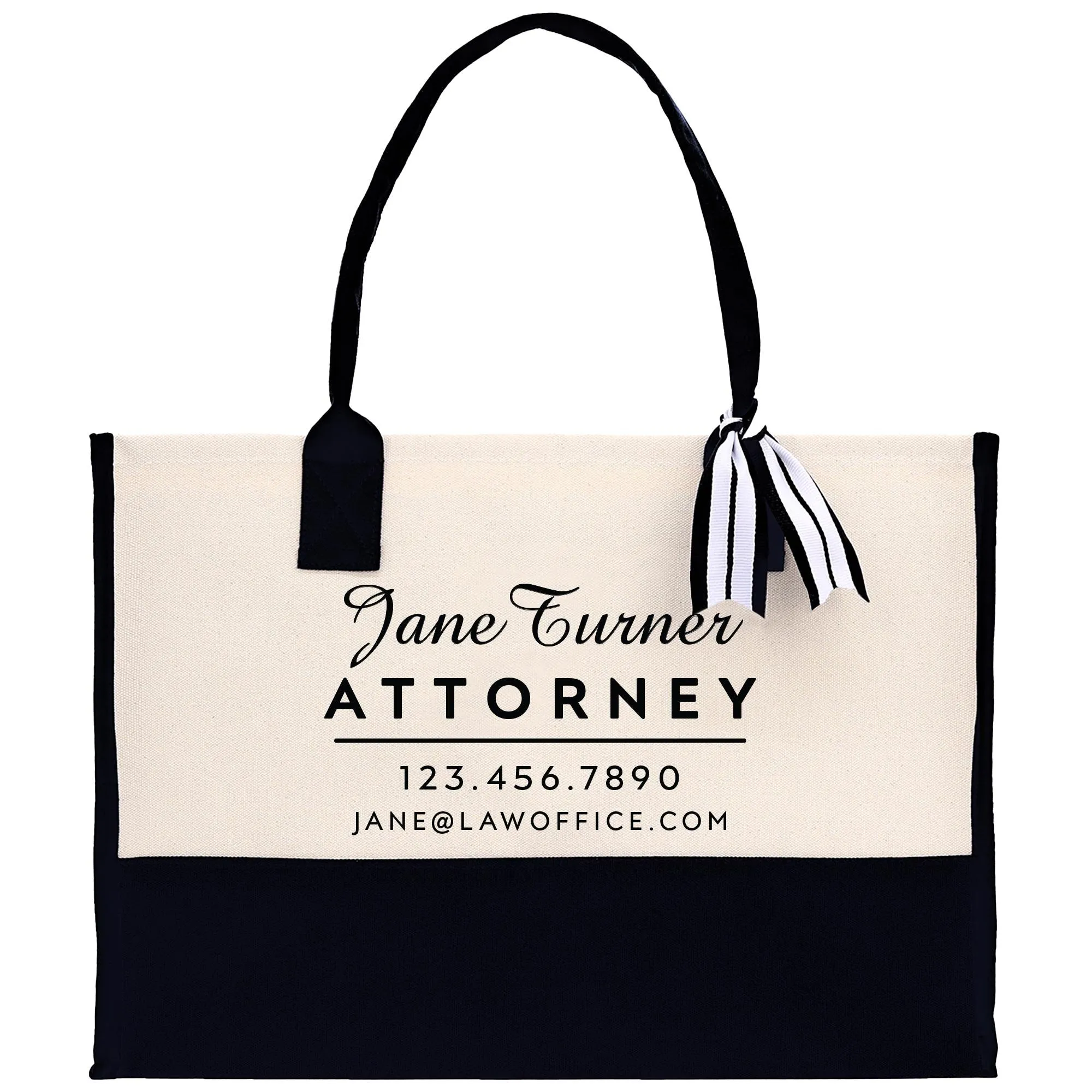 Personalized Lawyer Cotton Canvas Tote Bag Custom Attorney Tote Law Student Gift Bag Lady Justice Tote Paralegal Gift Bag for Her (LAWT1004)