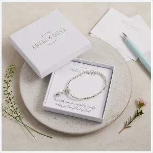 Pewter Acorn 'Strength' Bracelet Sympathy Gift with Luxury Bag & Card