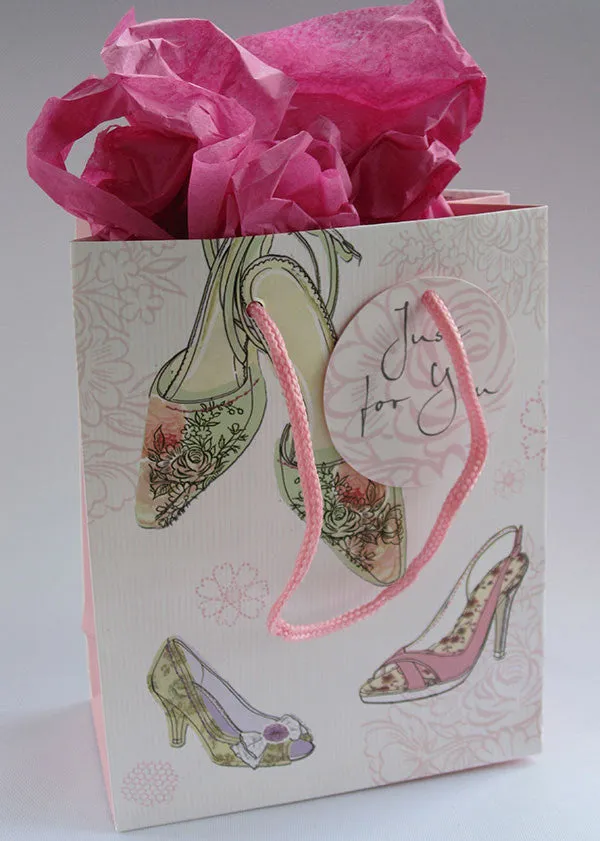 Pink Shoes Gift Bag