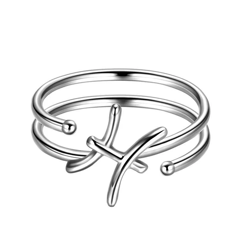 Pisces Rings Zodiac Sign Jewelry Women Girls Birthday Gifts 925 Sterling Silver