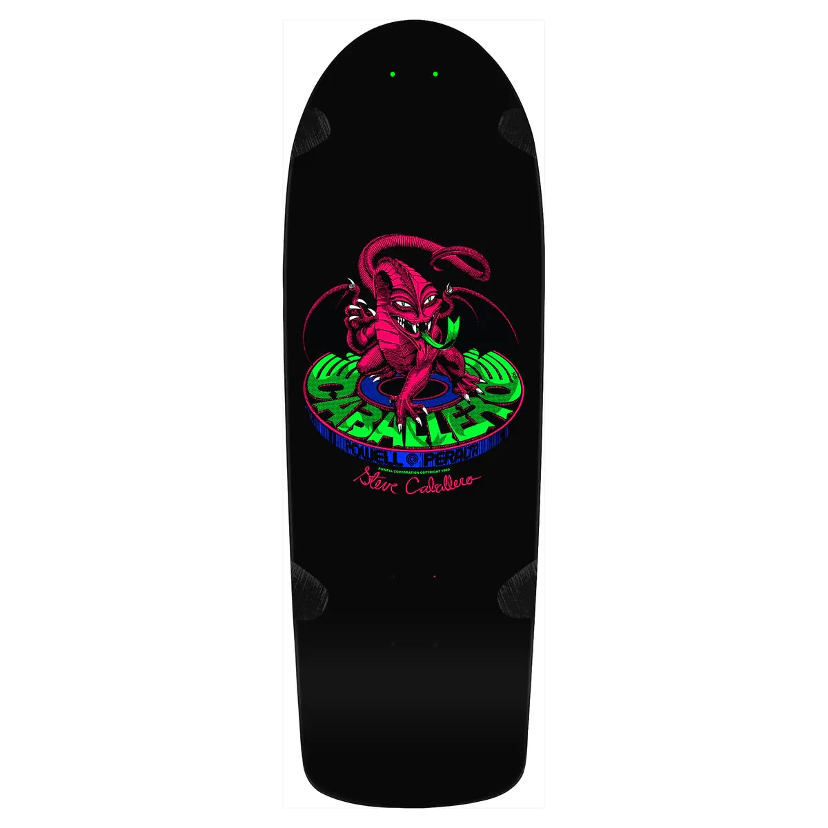 Powell Peralta Bones Brigade Steve Caballero Dragon Blacklight Deck Series 14 - 10"