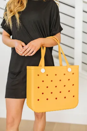 PREORDER: Waterproof Tote Bag in Marigold