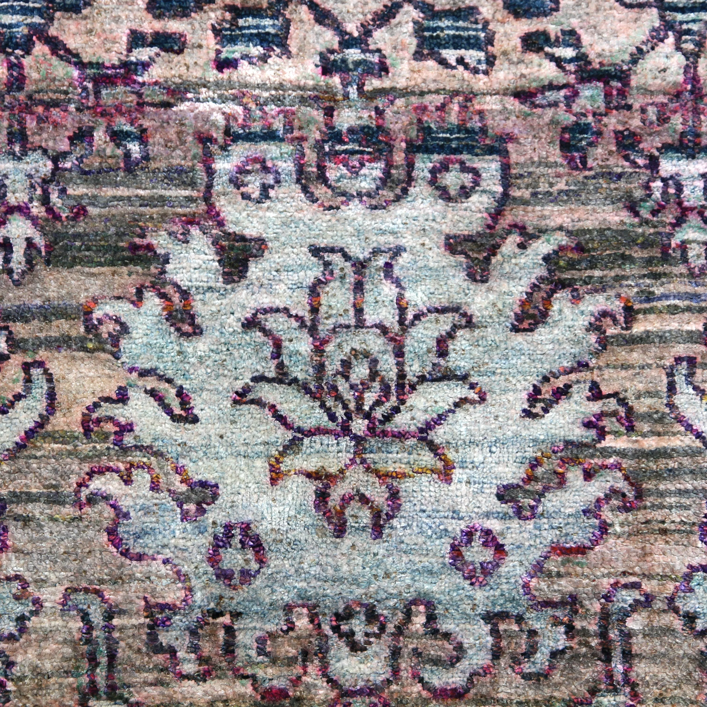 Purple Alchemy Transitional Silk Rug - 9'8" x 13'7"