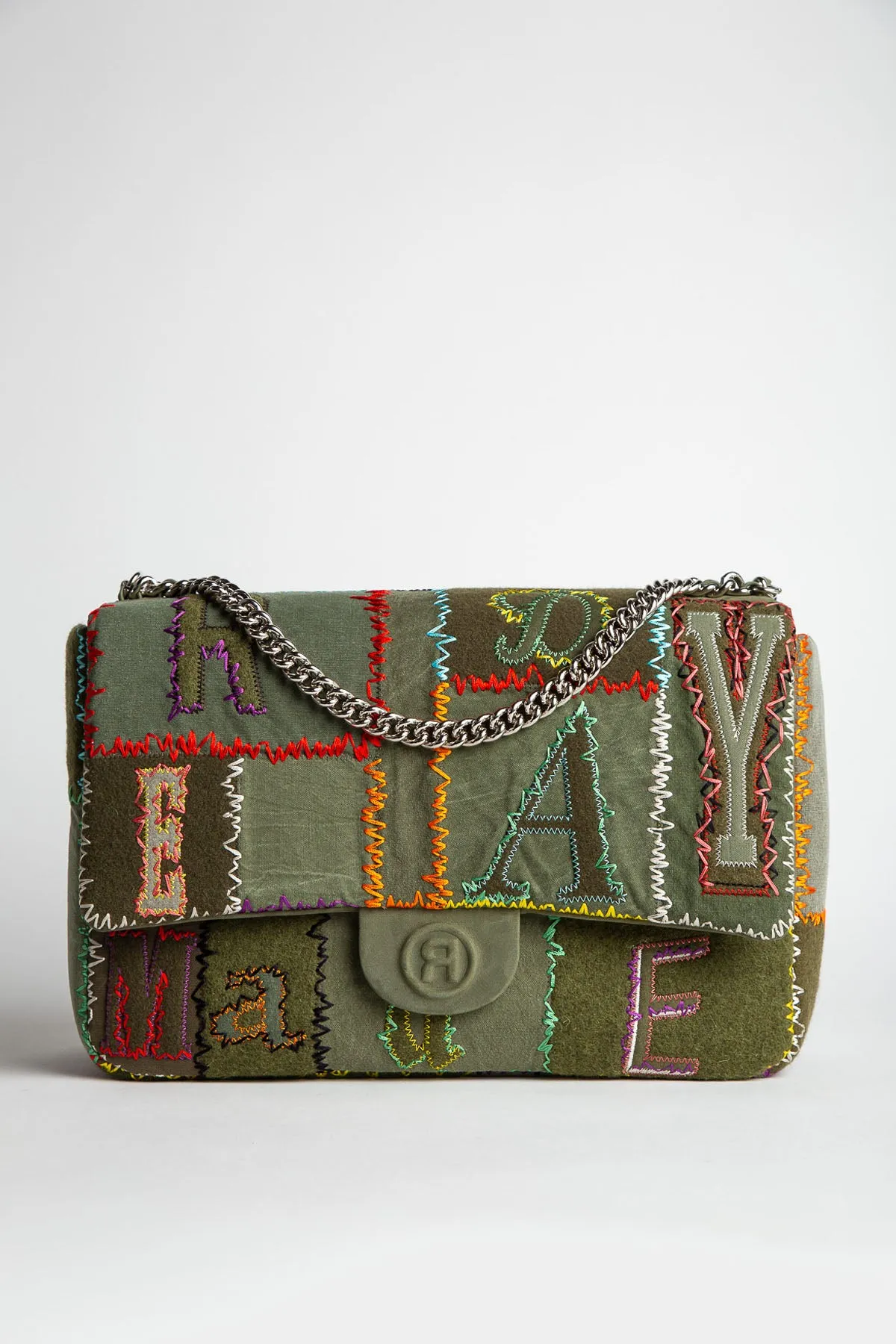 READYMADE | PATCHWORK BIG CHAIN BAG