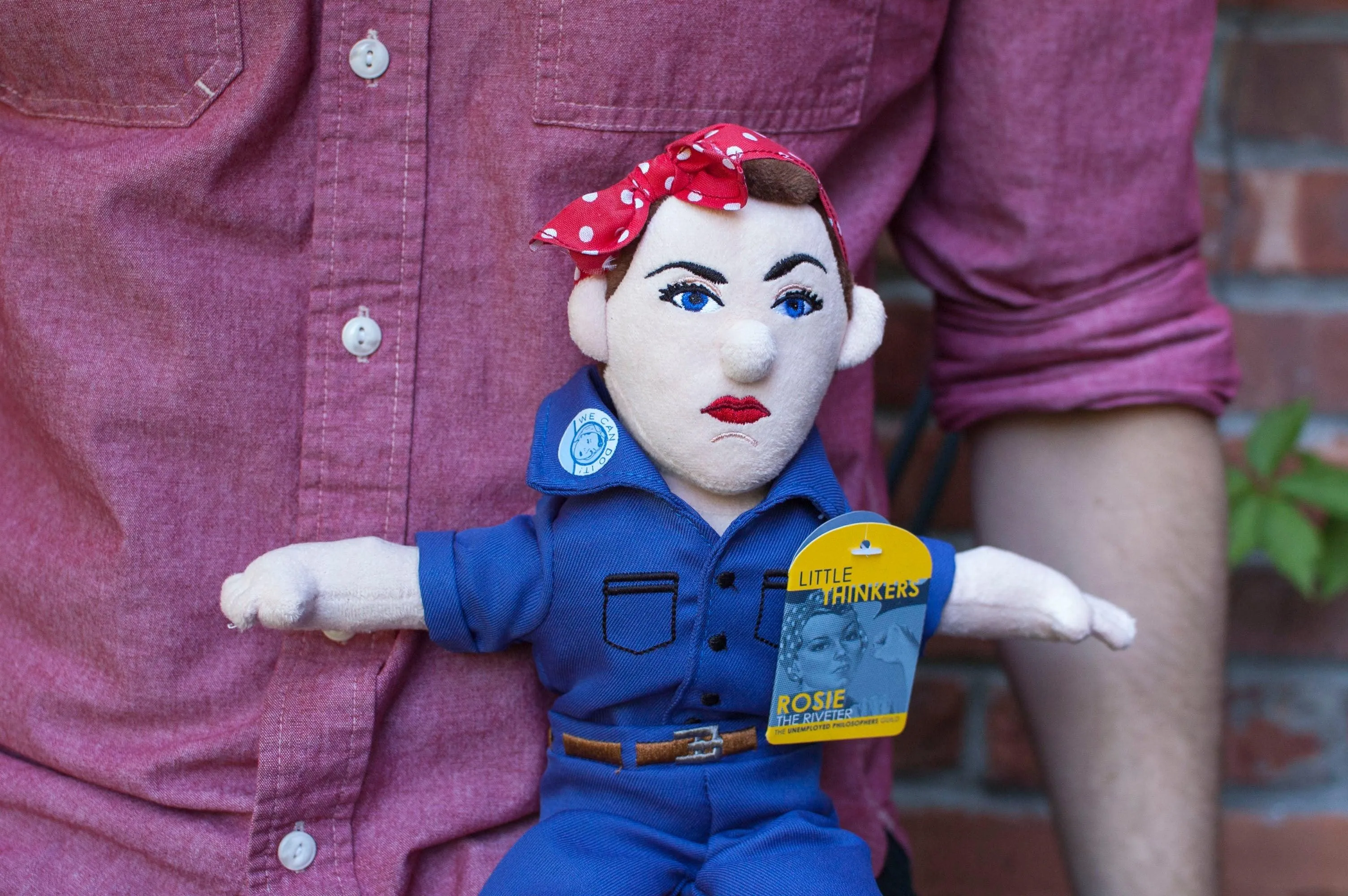 Rosie the Riveter Plush Doll