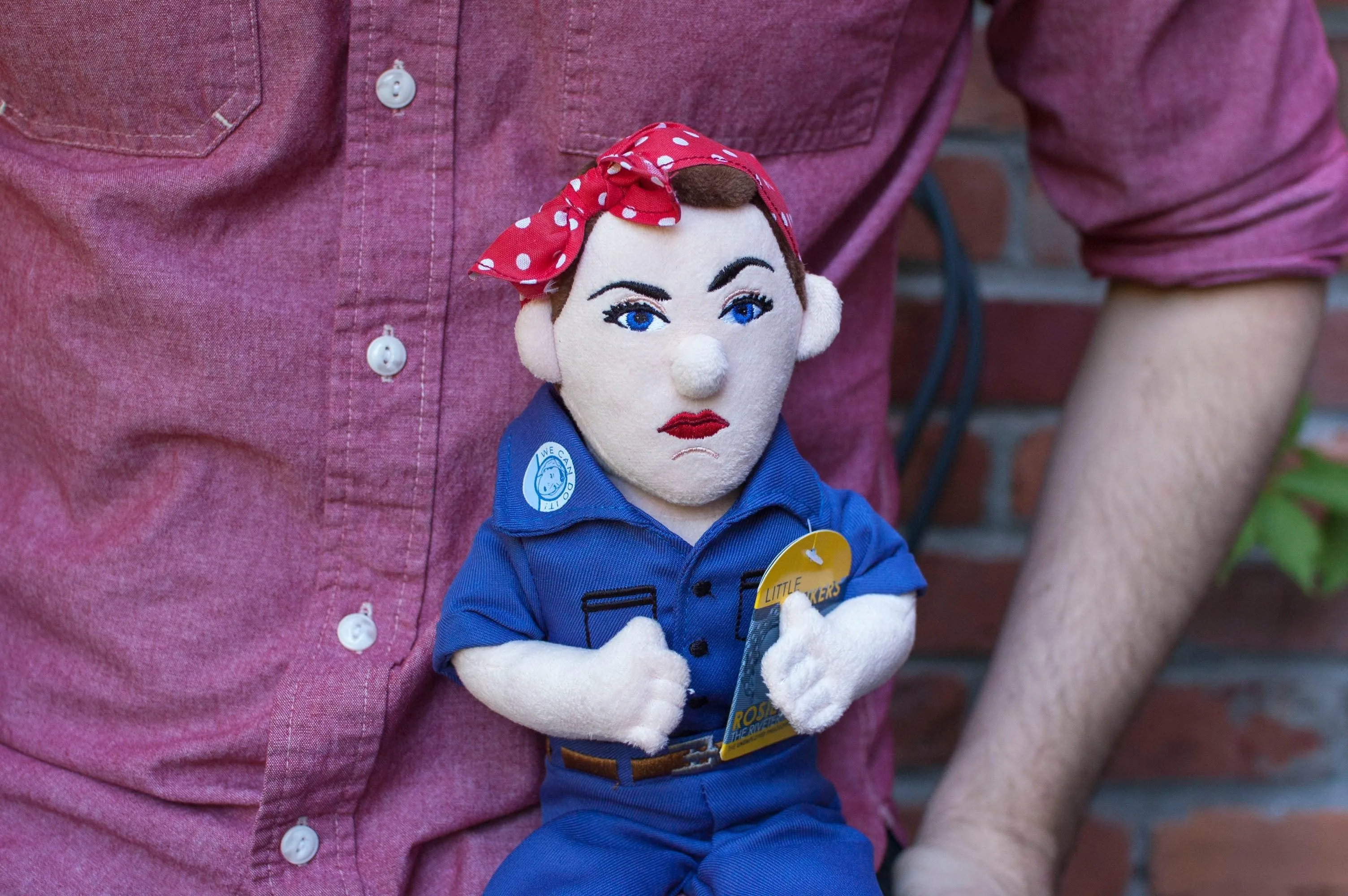 Rosie the Riveter Plush Doll