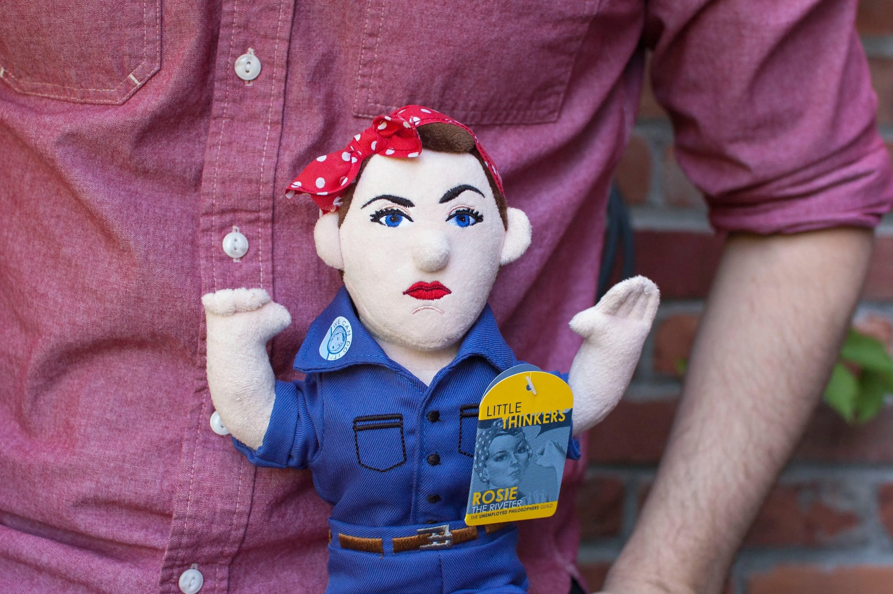 Rosie the Riveter Plush Doll