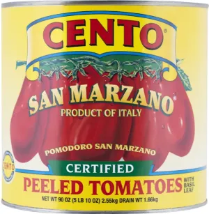 San Marzano Peeled Tomatoes (Cento) 90 oz