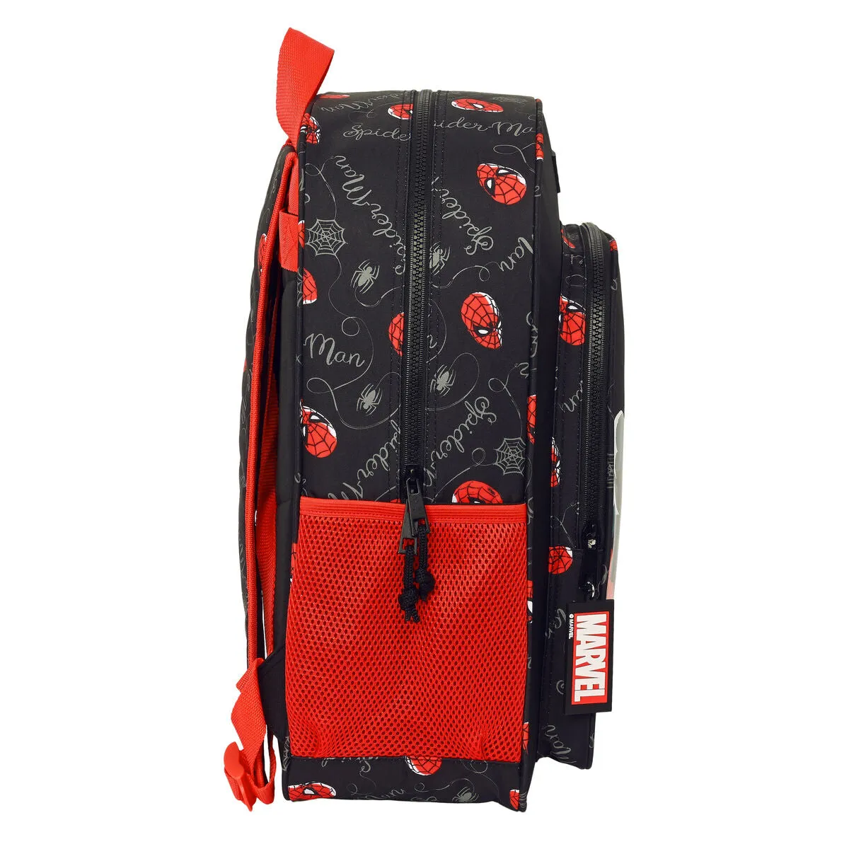 School Bag Spider-Man Hero Black 33 x 42 x 14 cm